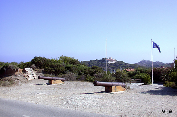 photo de la batterie du Fort Saint-Pierre des Embiez