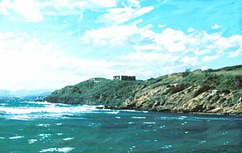 coulées de basalte de la pointe negre